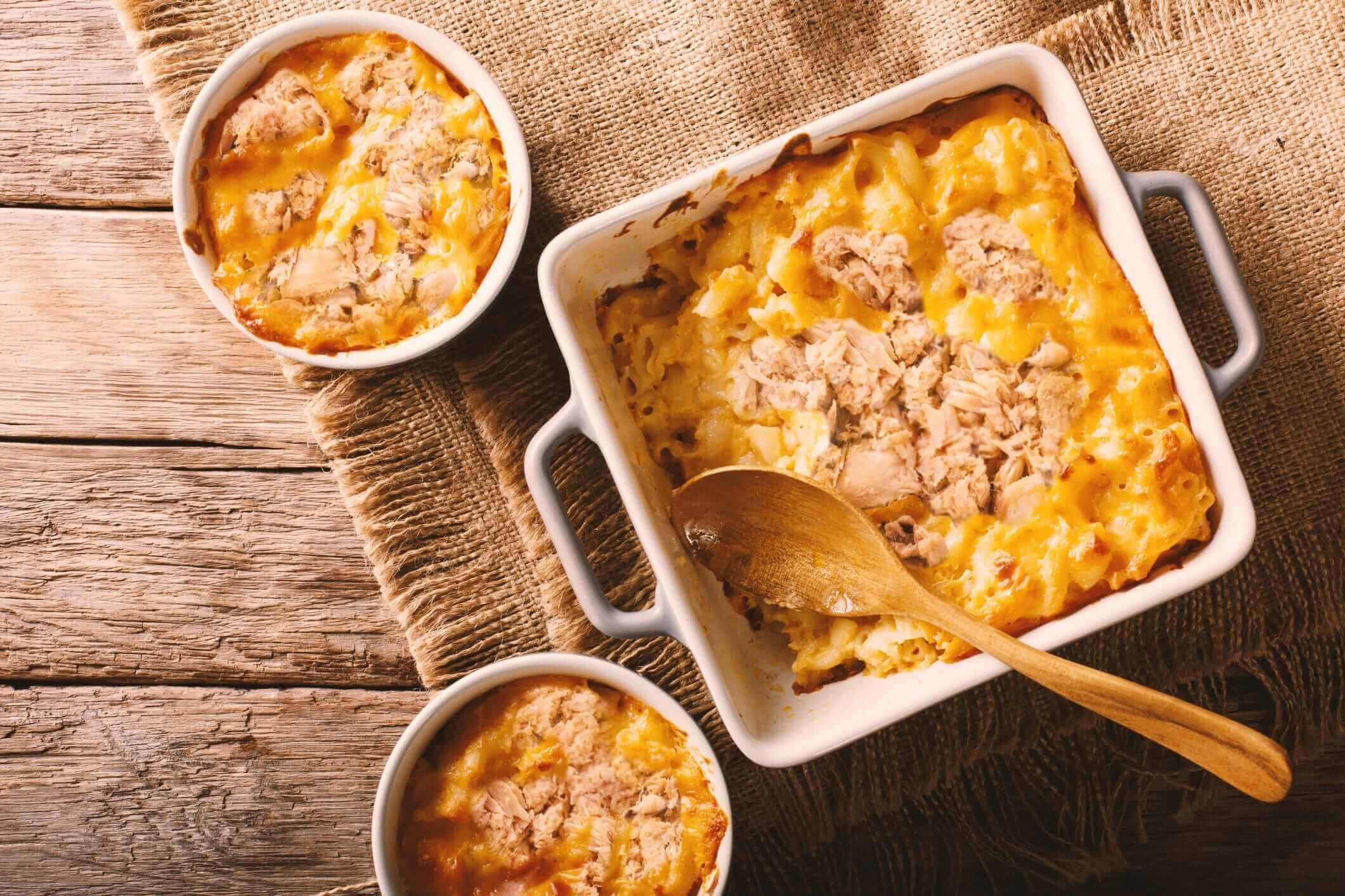 Macarrones con Queso y Atún