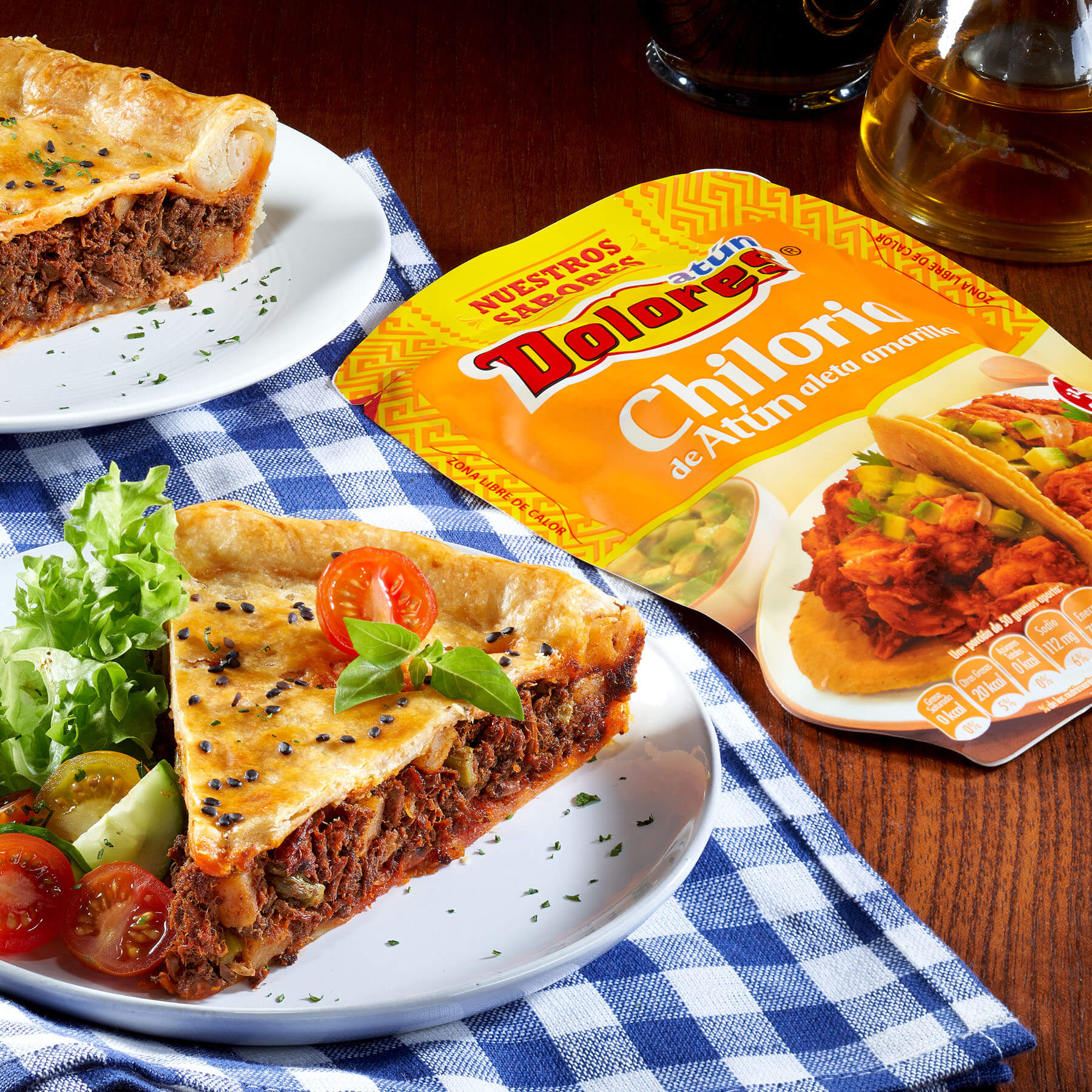 Hojaldre con Chilorio de Atún