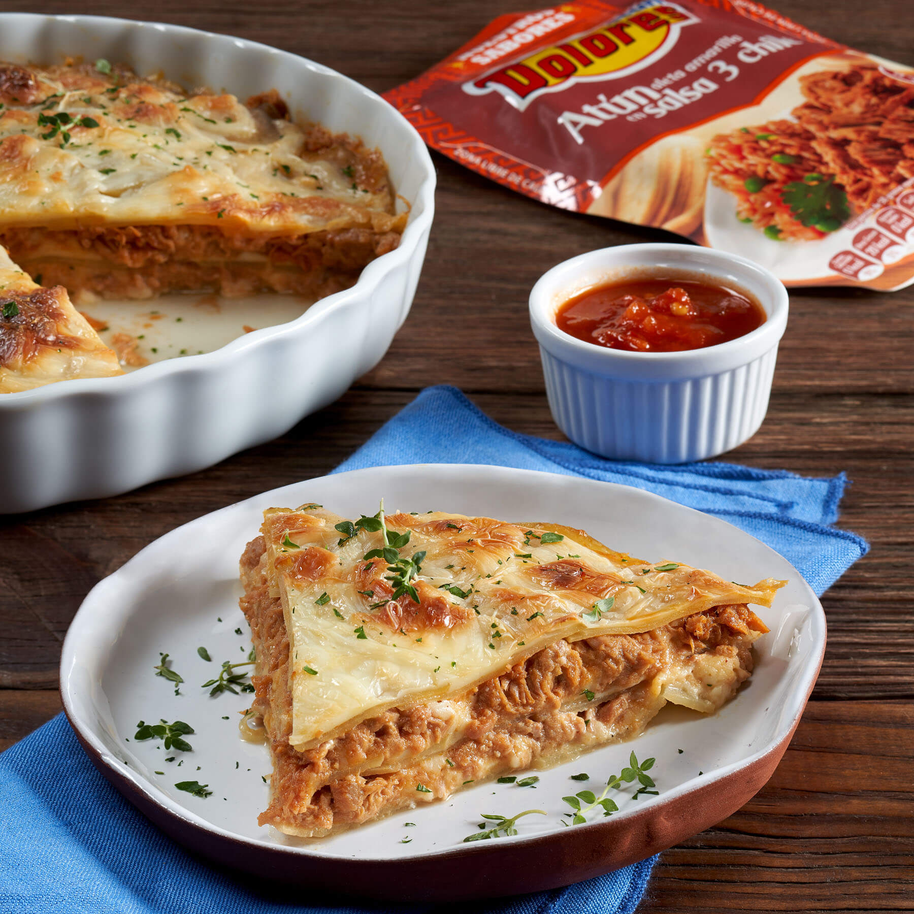 Papas al Horno en Salsa de Tres Chiles