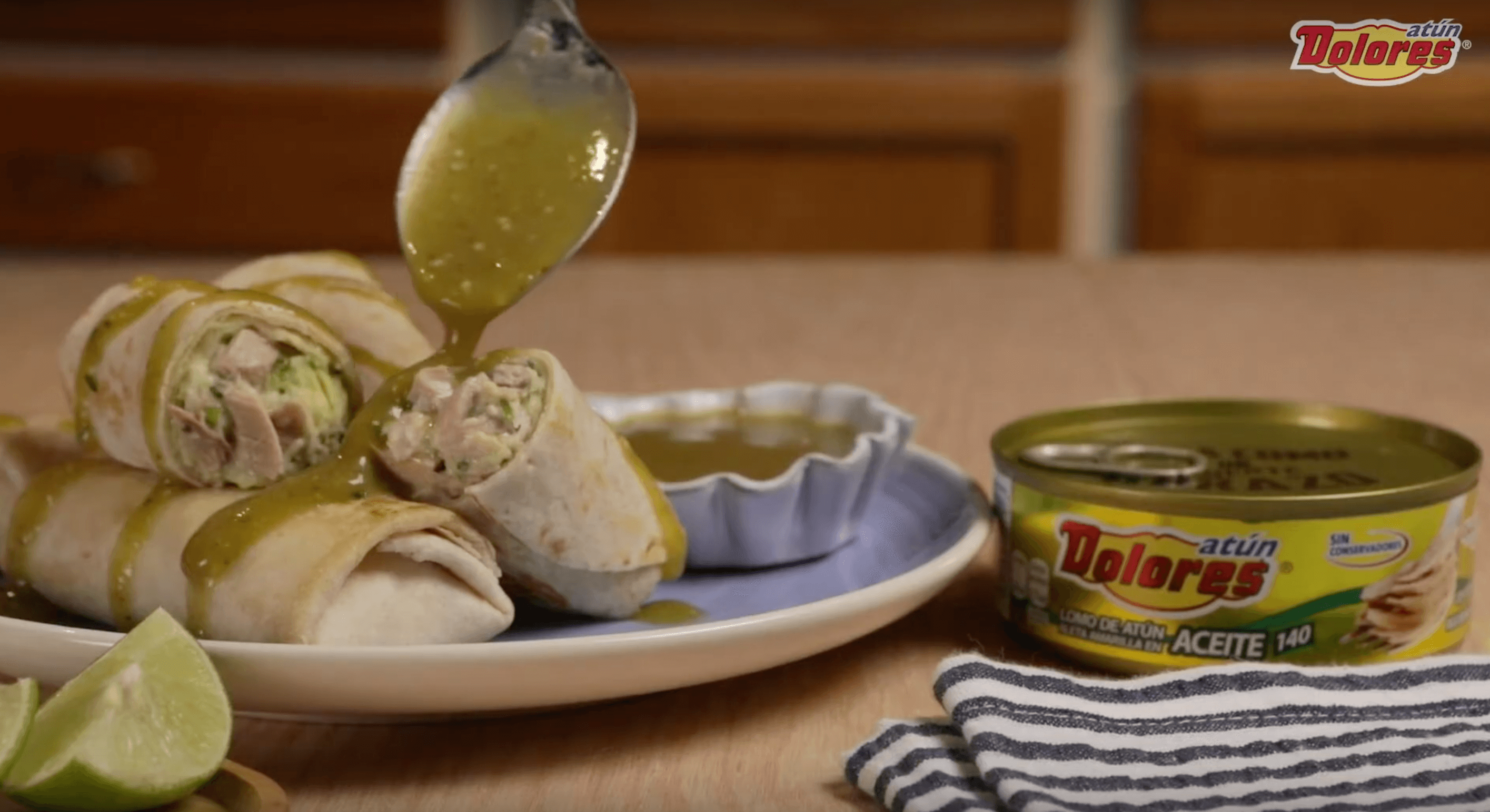 Burrito de Atún con Aguacate