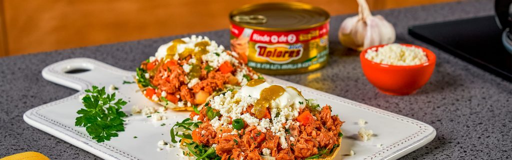 Tostadas de picadillo de Atún Dolores