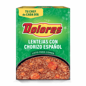 Lentejas con chorizo español <span>Dolores</span>