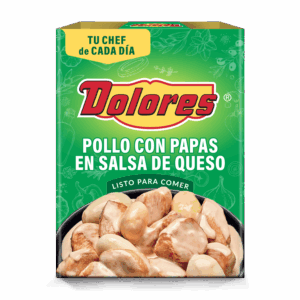 Pollo con papas en salsa de queso <span>Dolores</span>
