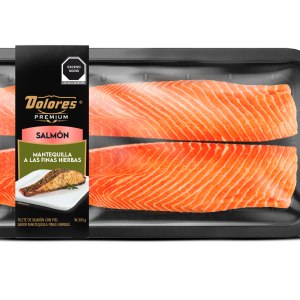 Filete de Salmón con Mantequilla y Hierbas Finas