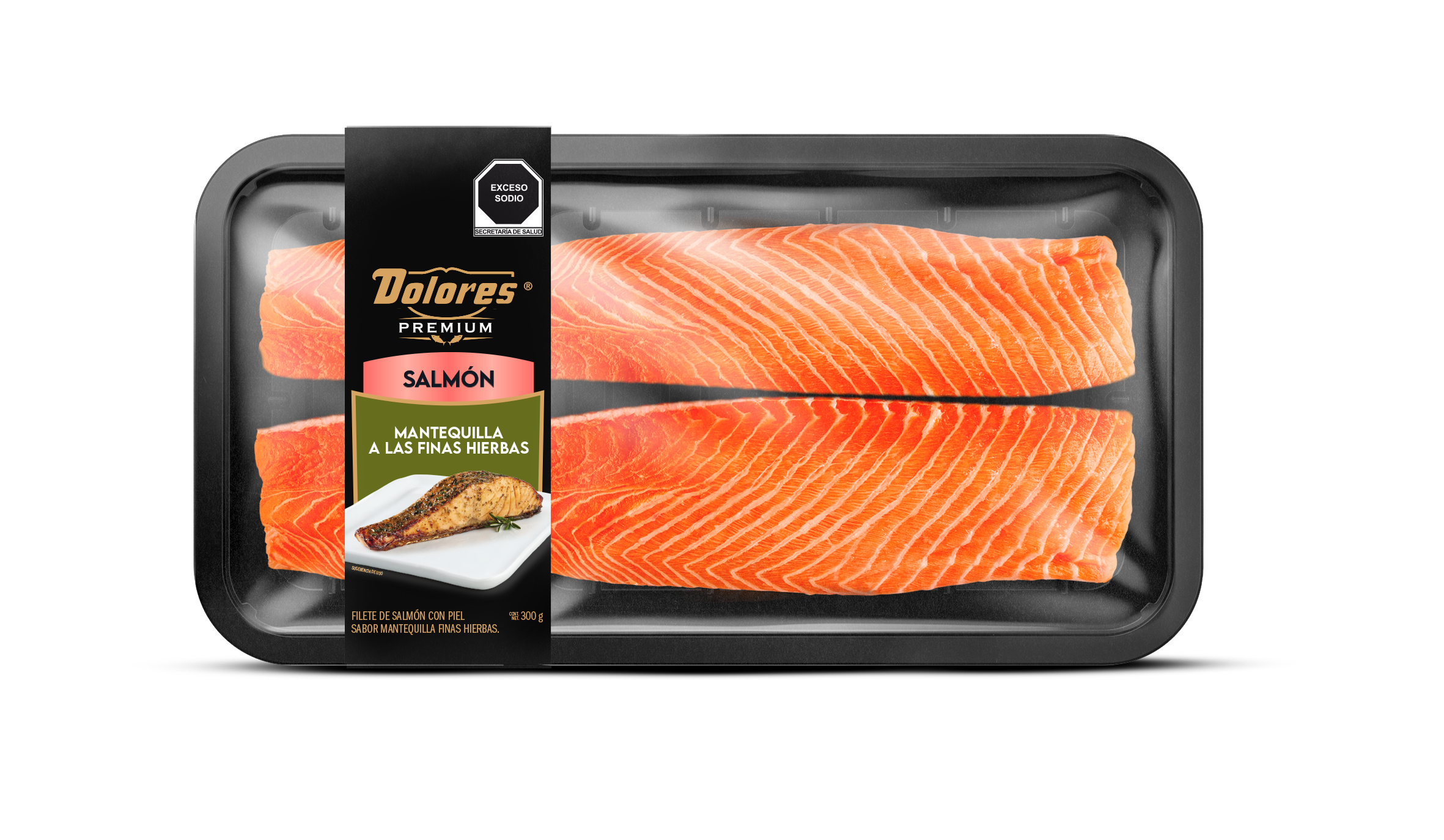 Filete de Salmón con Mantequilla y Hierbas Finas