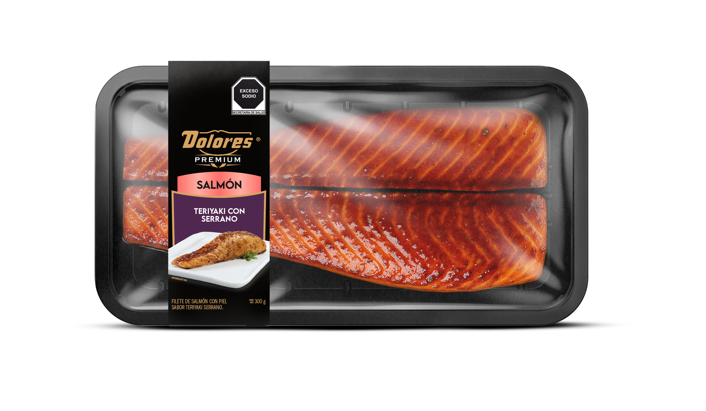 Filete de Salmón Teriyaki Serrano